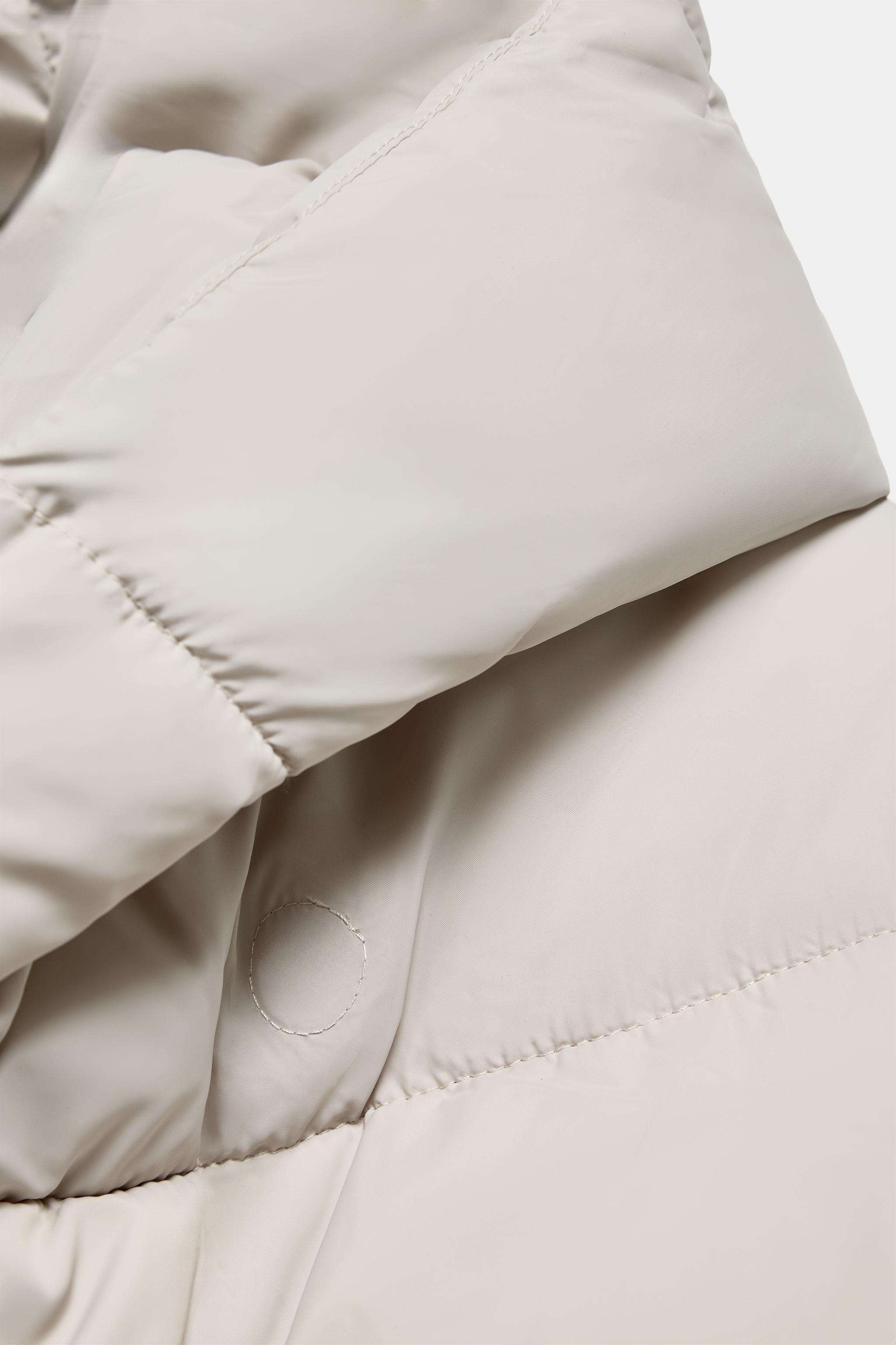 WATER REPELLENT HOODED PUFFER ANORAK